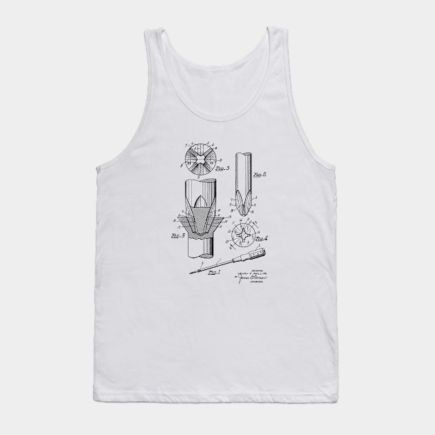 Screw Driver Vintage Patent Drawing Tank Top by TheYoungDesigns